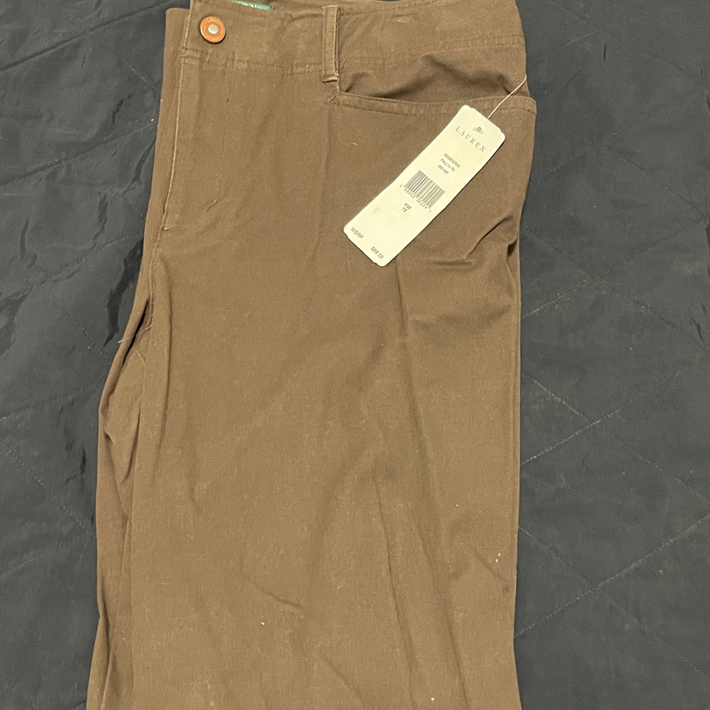 Woman’s Ralph Lauren Brown Cotton Jean Pants